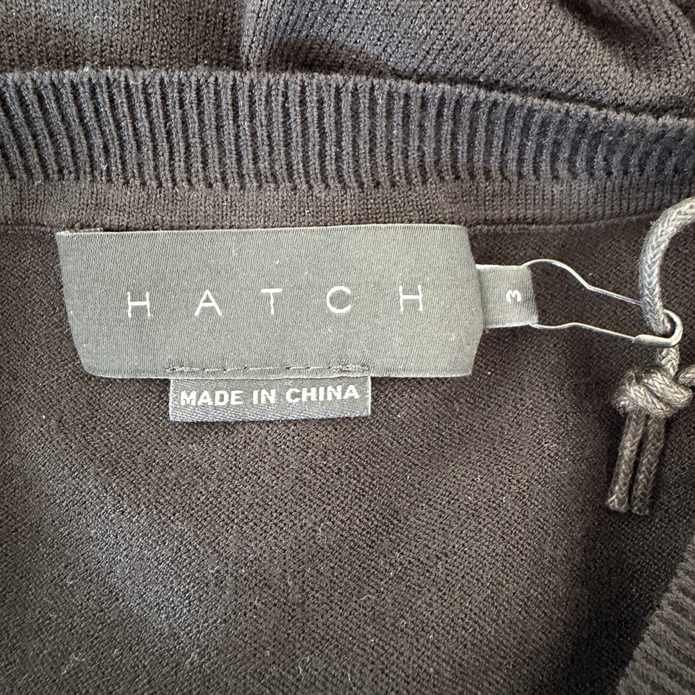 NWT Hatch Maternity The Softsculpt Knit Tee, Black, SIZE: 3 - Picture 2 of 15